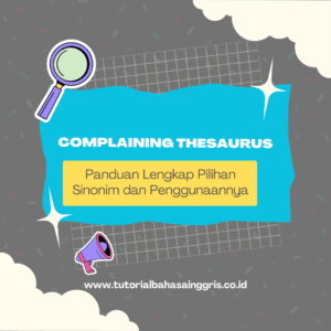 Complaining Thesaurus